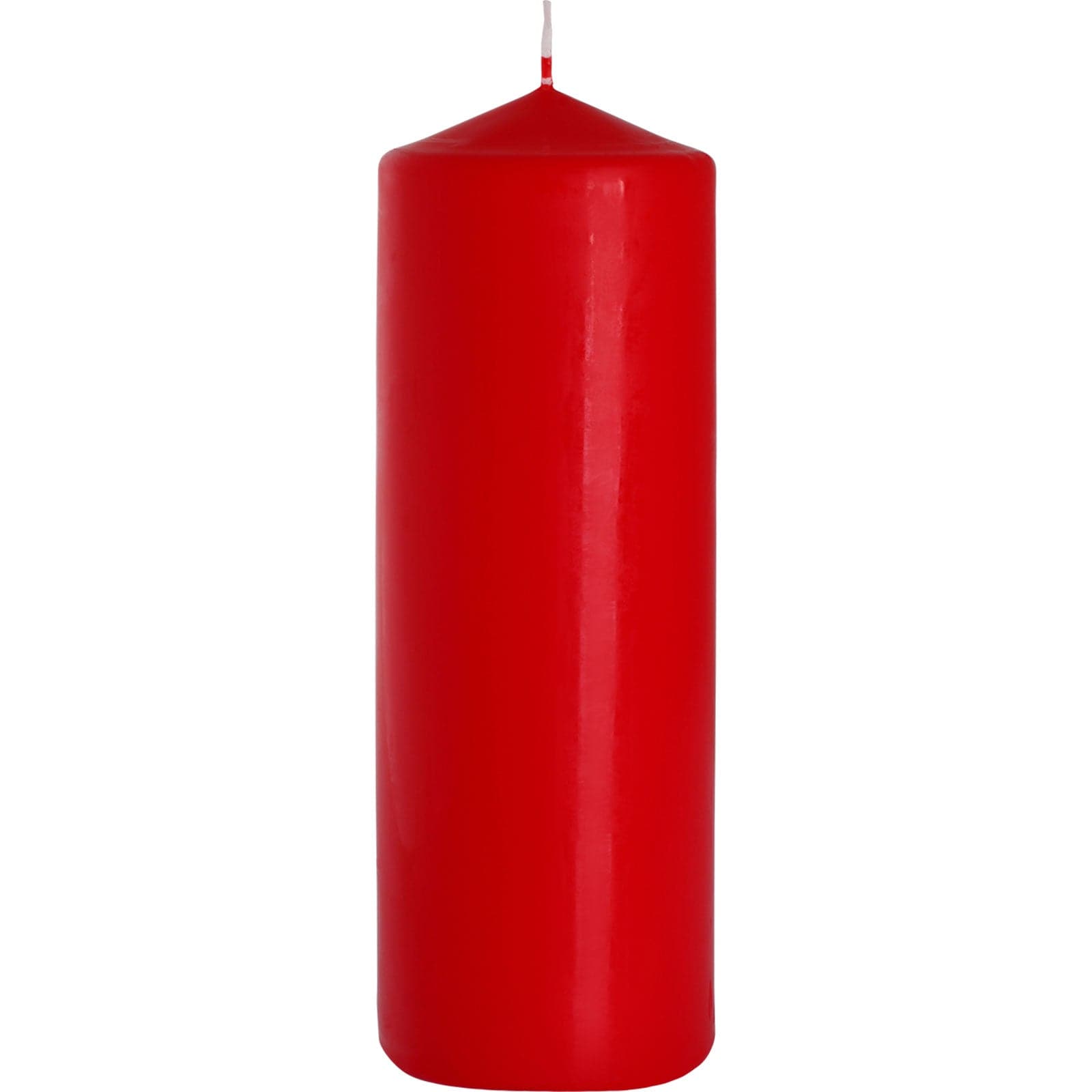 Pillar Candle 80x250mm - Red - best price from Maltashopper.com PC-18