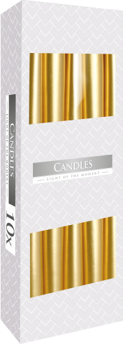 Taper Candle - Gold - best price from Maltashopper.com TCAND-09