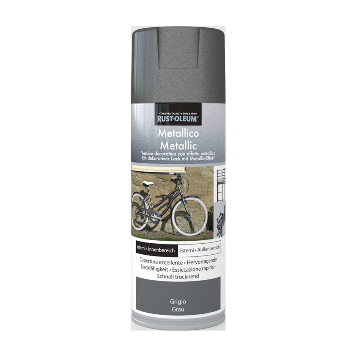 Bricocenter METALLIC EFFECT SPRAY GREY 400 ML