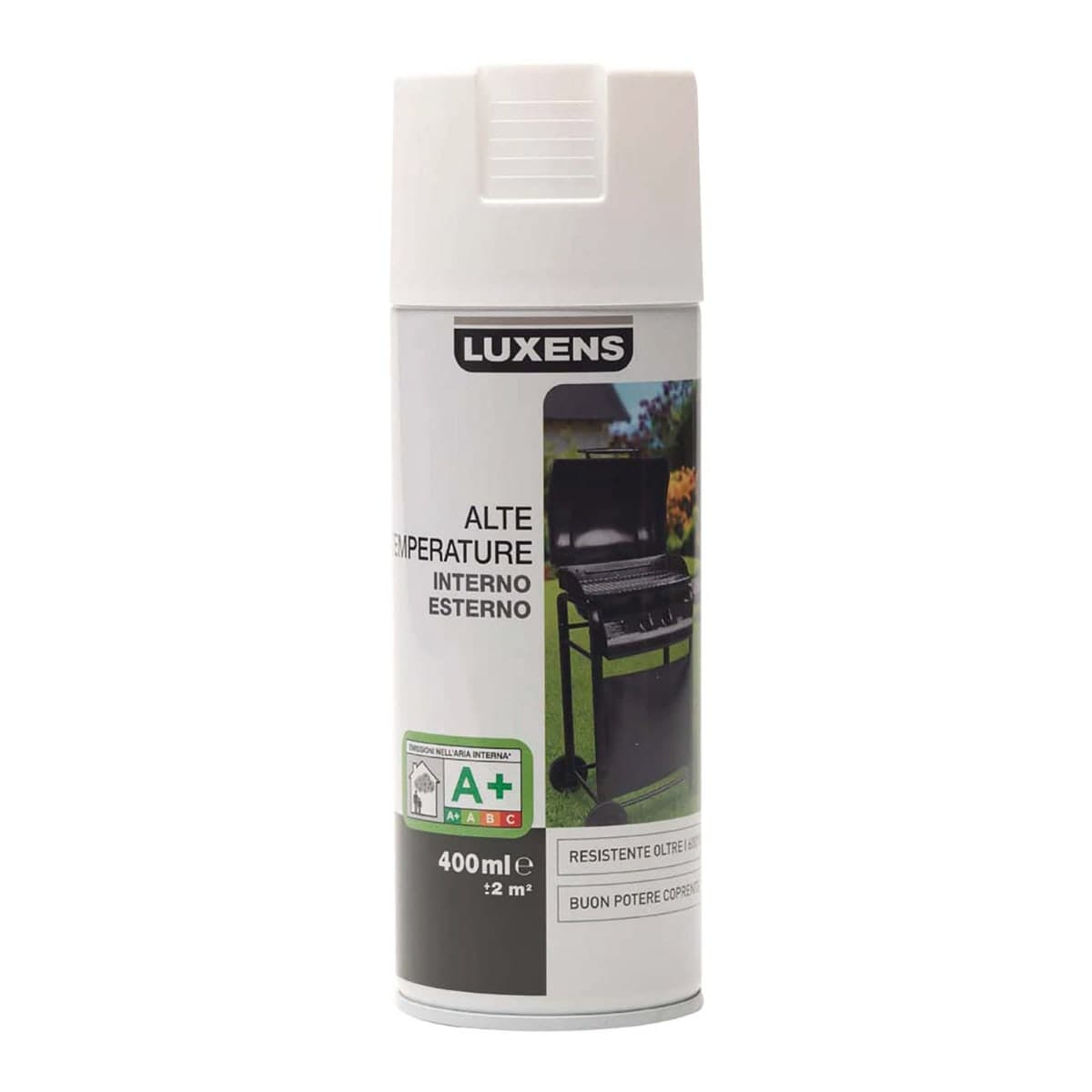 Bricocenter HIGH TEMPERATURE SPRAY WHITE ML400 LUXENS