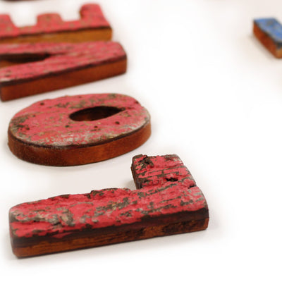Colour Rustic Bark Letters - LOVE (4) - Premium  from Bliss - Just €2! Shop now at Maltashopper.com