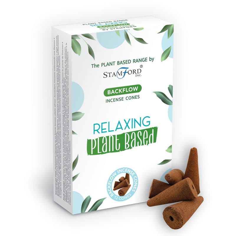 Plant Based Backflow Incense Cones - Relaxing - best price from Maltashopper.com SPBBF-17