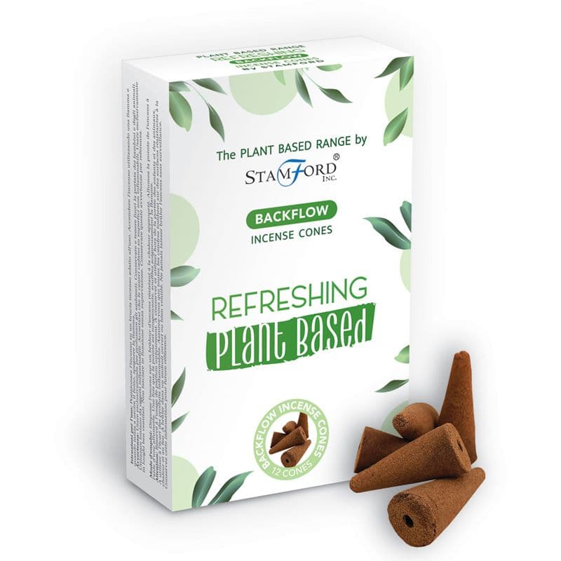 Plant Based Backflow Incense Cones - Refreshing - best price from Maltashopper.com SPBBF-16