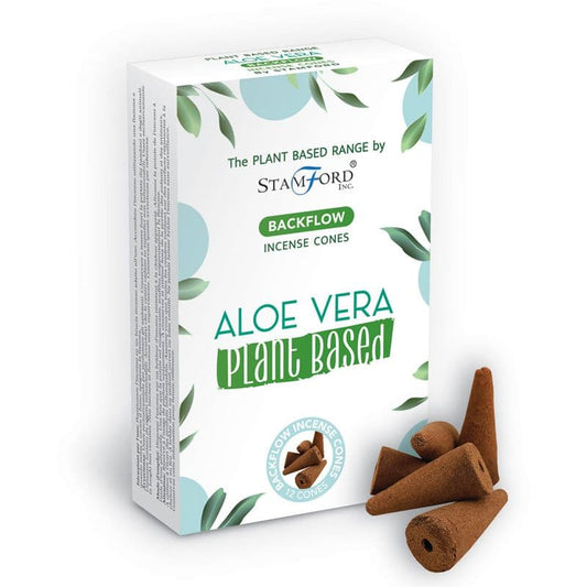 Bliss Plant Based Backflow Incense Cones - Aloe Vera
