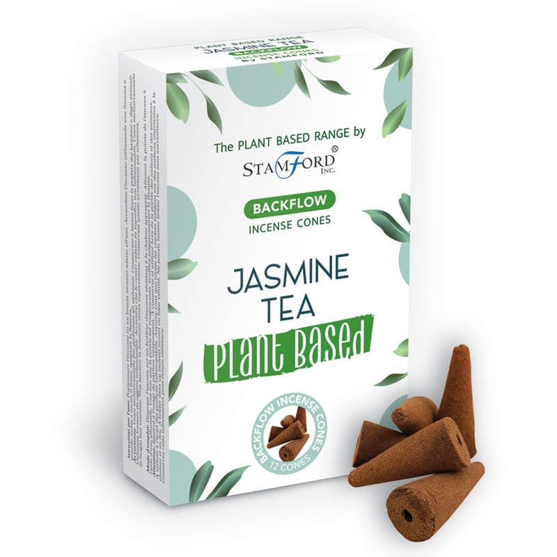Plant Based Backflow Incense Cones - Jasmine Tea - best price from Maltashopper.com SPBBF-02