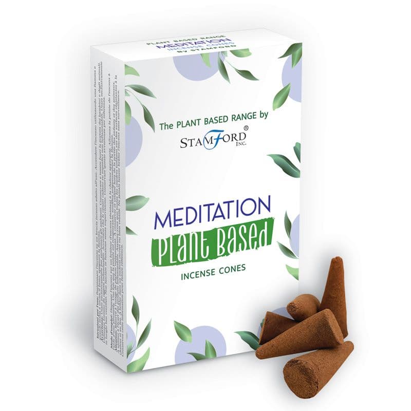 Plant Based Incense Cones - Meditation - best price from Maltashopper.com SPBIC-15
