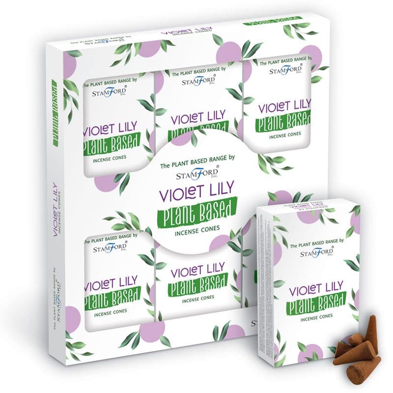 Bliss Plant Based Incense Cones - Violet Lilly