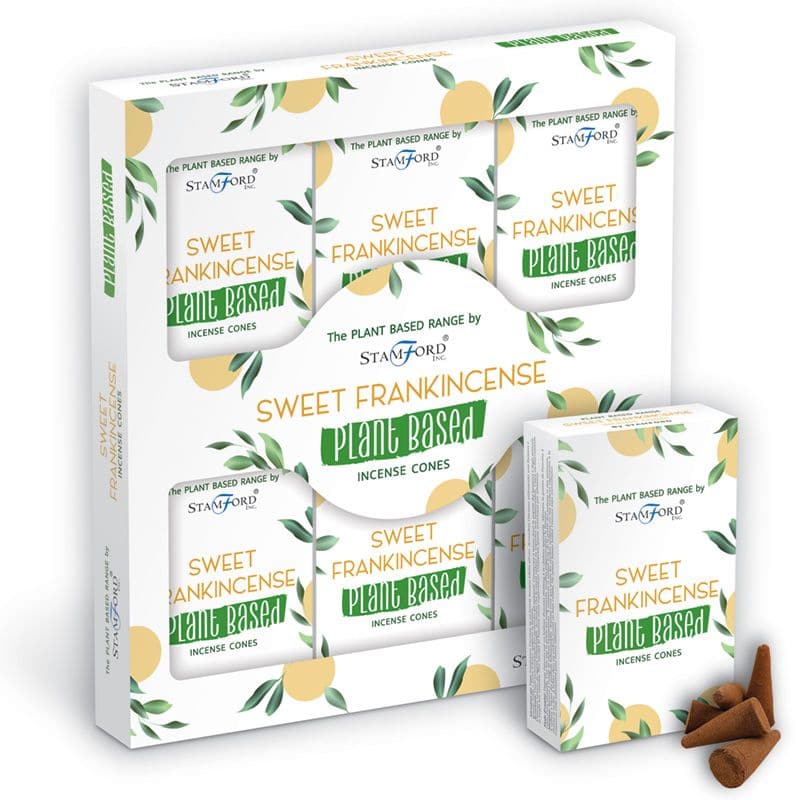 Plant Based Incense Cones - Sweet Frankincense - best price from Maltashopper.com SPBIC-11
