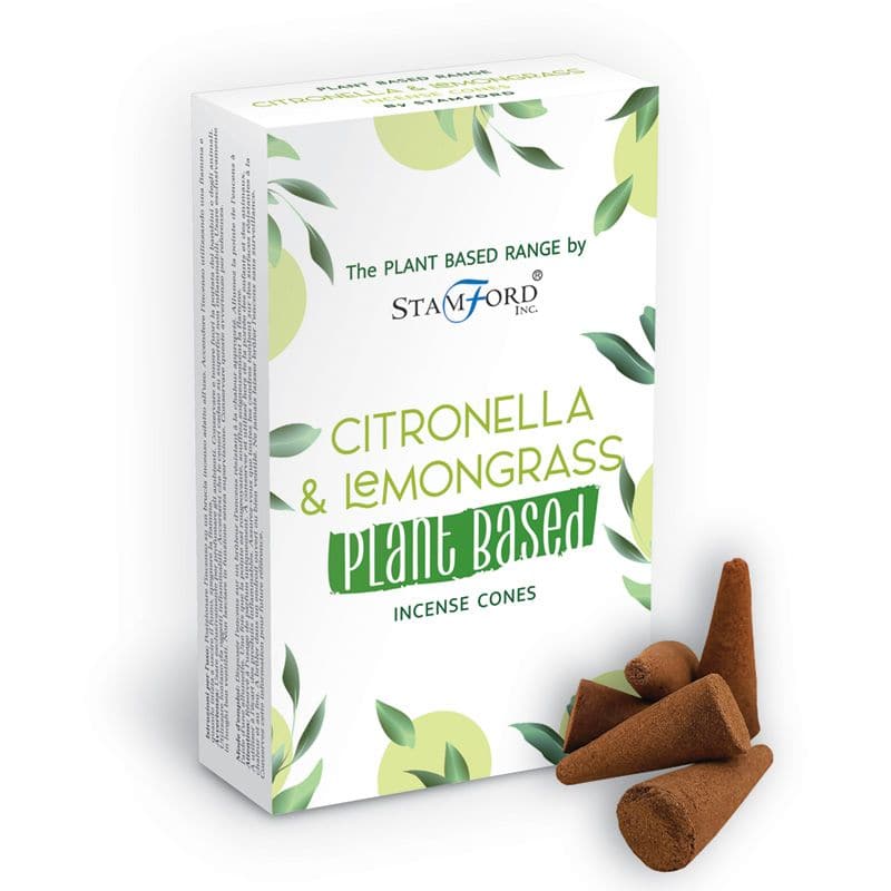 Plant Based Incense Cones - Citronella & Lemongrass - best price from Maltashopper.com SPBIC-09