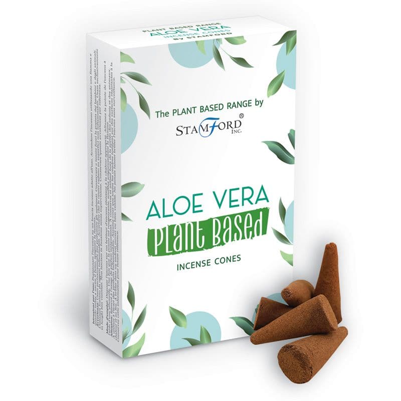 Plant Based Incense Cones - Aloe Vera - best price from Maltashopper.com SPBIC-07