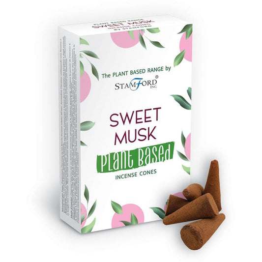 Bliss Plant Based Incense Cones - Sweet Musk