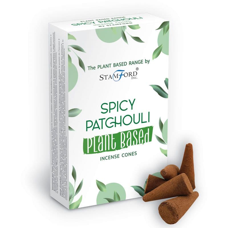 Plant Based Incense Cones - Spicy Patchouli - best price from Maltashopper.com SPBIC-05