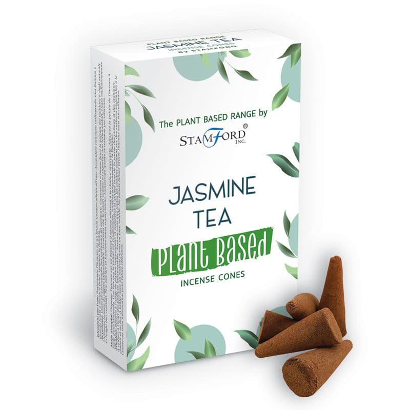 Plant Based Incense Cones - Jasmine Tea - best price from Maltashopper.com SPBIC-02
