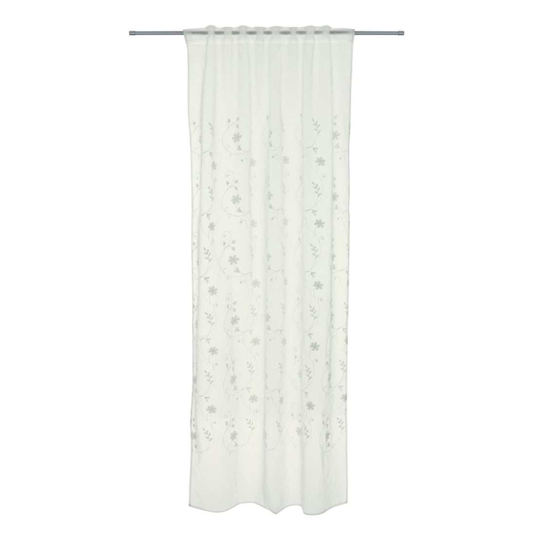 BRODE FLOR WHITE FILTER CURTAIN 140X280 CM WITH CONCEALED LOOP AND WEBBING - best price from Maltashopper.com BR480007411