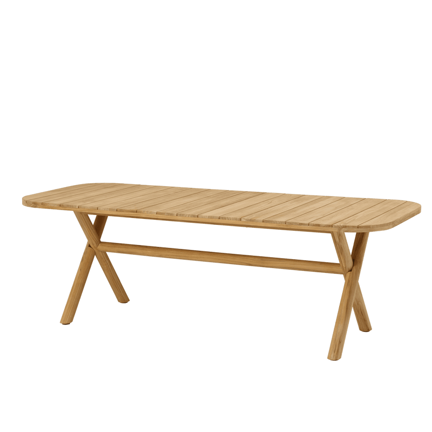 Casa JULES Natural table, H 75 x W 228 x D 90 cm