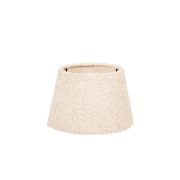 KREPI Paralume beige, H 13,5 cm - Ø 15 cm - Ø 20 cm