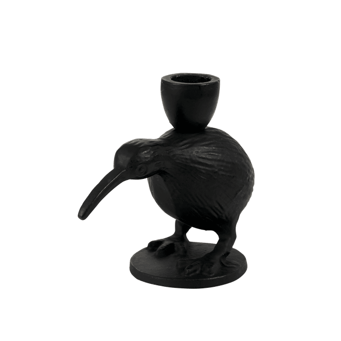 KIWI Black candlestick H 10 x W 12 cm - best price from Maltashopper.com CS674765