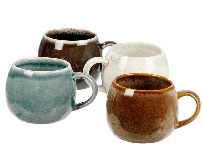 COZY Mug brown H 11 cm - Ø 8.5 cm - best price from Maltashopper.com CS673148