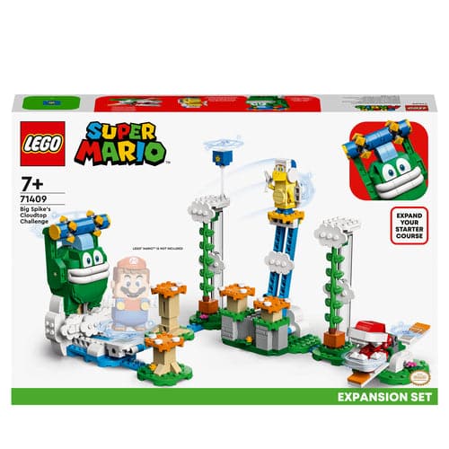 LEGO Super Mario Big Spike’s Cloudtop Challenge Expansion Set with 3 Figures Including Boomerang Bro and Piranha Plant