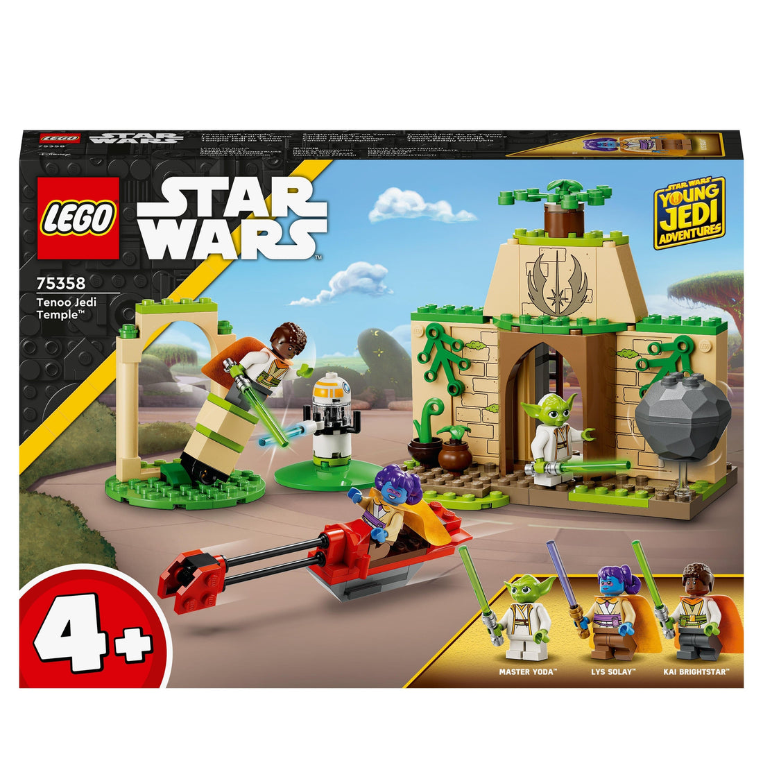 LEGO Star Wars Tenoo Jedi Temple with Kai Brightstar and Yoda Figures