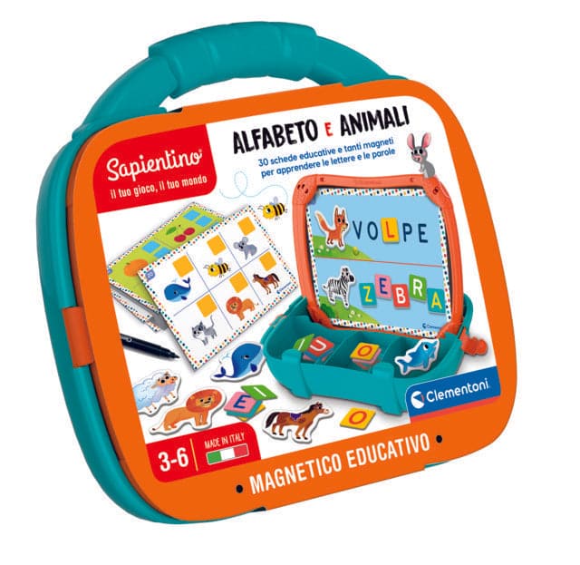 Magnetic case Alphabet and Animals