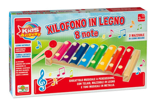 8 Note Wood Xylophone