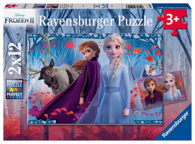 2 12 Piece Puzzles Frozen 2