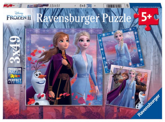 3 49 Piece Puzzles Frozen 2 - best price from Maltashopper.com RVB05011