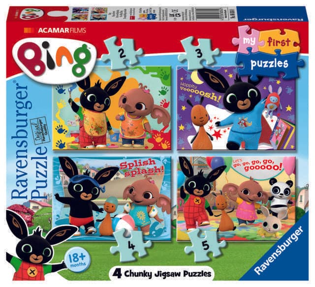 My First Puzzles: Puzzle 4 In 1 Bing