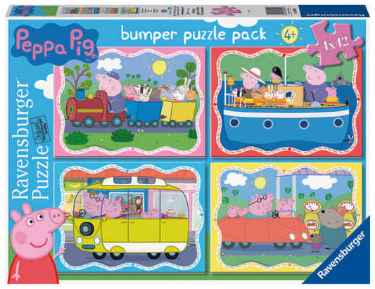 4 42 Piece Puzzle Bumper Pack - Peppa Pig