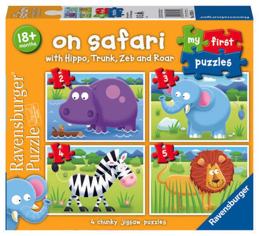 My First Puzzles: Puzzle 4 in 1 - Safari