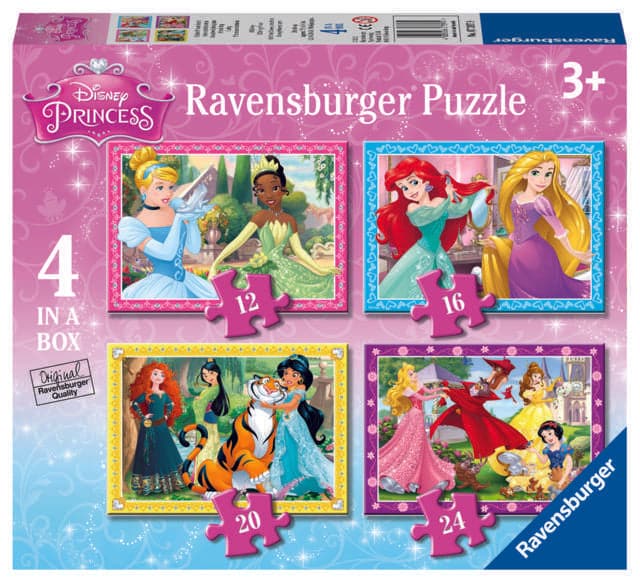 4 in 1 Puzzle - Disney Princesses