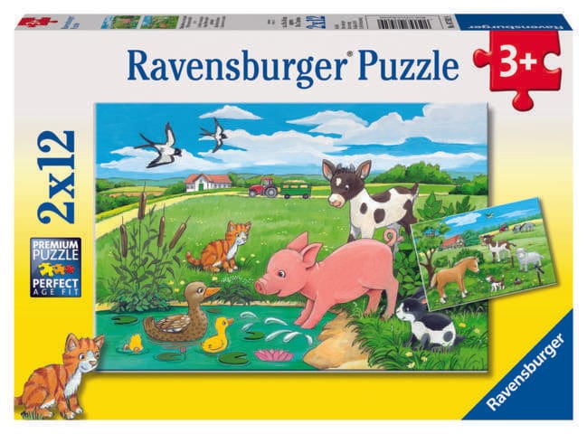 Toys 2 12 Piece Puzzle - Countryside Puppies