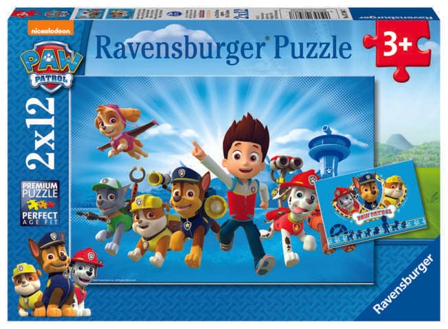 3 12 Piece Puzzles - Paw Patrol