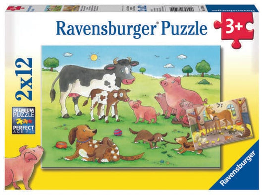 2 12 Piece Puzzle - Animal Families