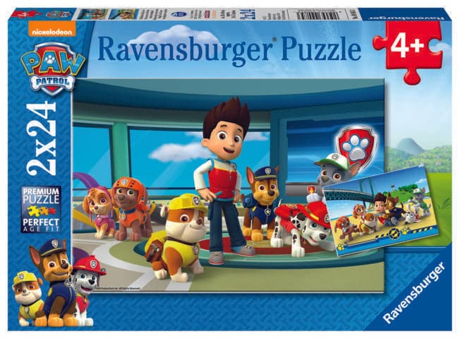 Paw Patrol - Puzzle 2x24 Pieces Headquarters (C)