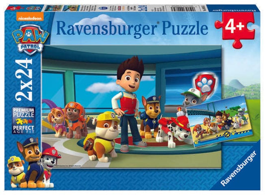 Paw Patrol - Puzzle 2x24 Pieces Headquarters (C)