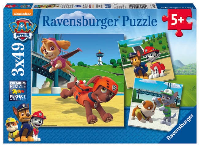 Paw Patrol - Puzzle 3x49 Pieces # 2 (C)