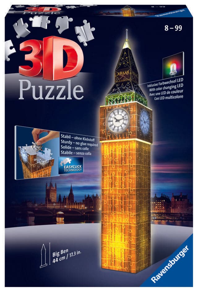 Toys Puzzle 3D da 216 pezzi - Big Ben Night Edition