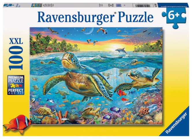 Toys 100 piece XXL puzzle - Sea Turtles