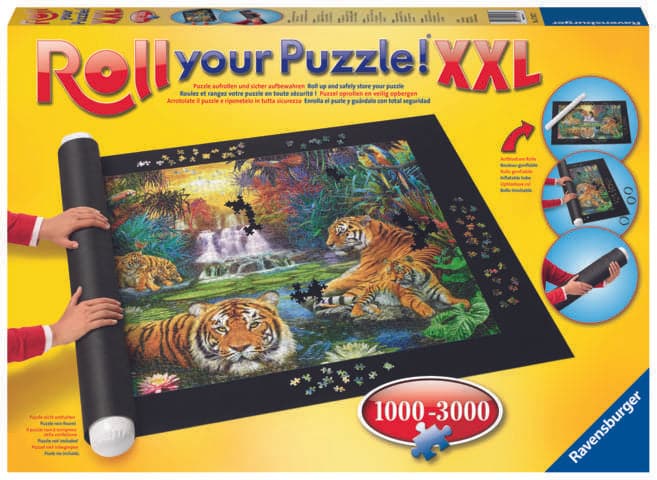 Roll-up puzzle mat from 1000 to 3000 pieces