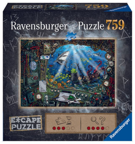 759 Piece Puzzle Escape - Submarine