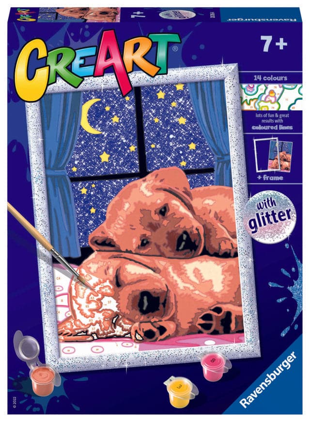 CreArt - Serie D Classic: Pair of Puppies