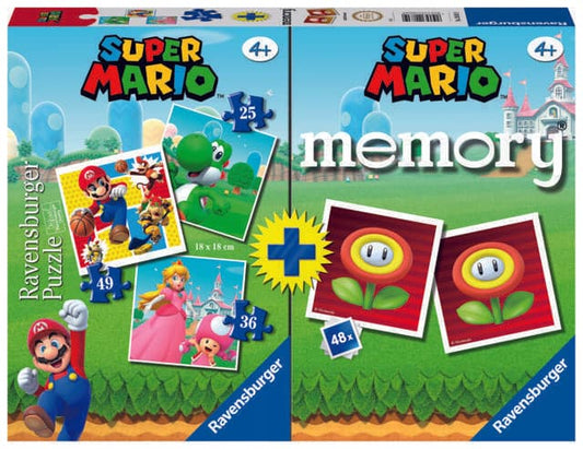 Multipack Memory + 3 Puzzle - Super Mario