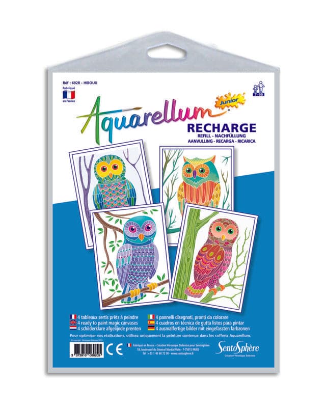 Aquarellum Junior Owls Recharge