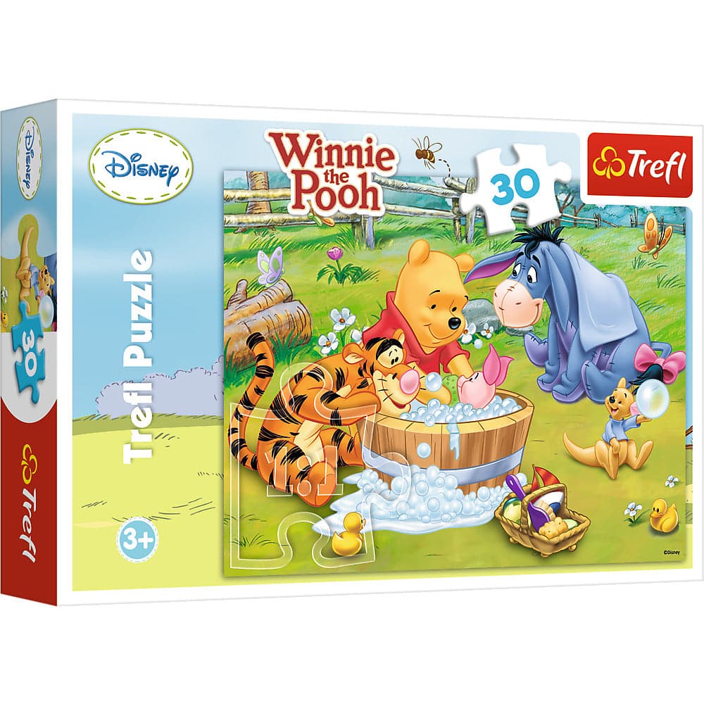 30 Piece Puzzle Winnie The Pooh: Piglet Takes A Bath