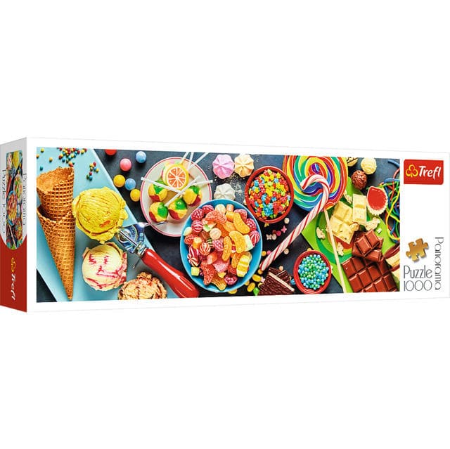 1000 Piece Panorama Puzzle - Sweet Treats