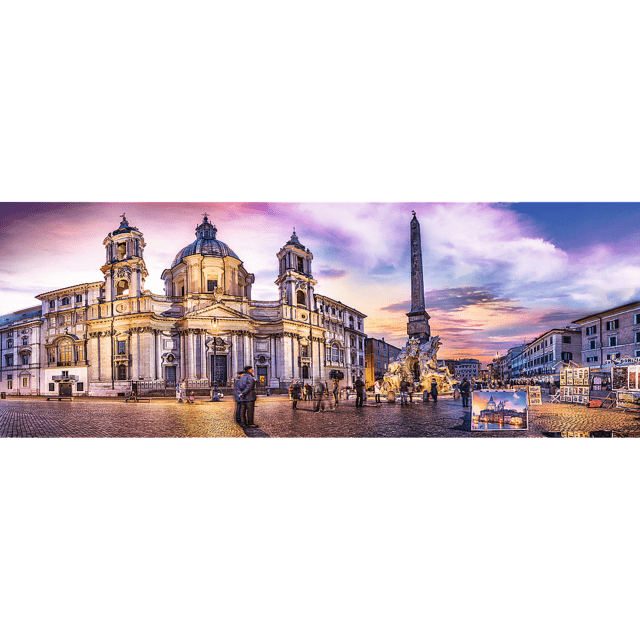 Toys 500 Piece Puzzle Panorama - Piazza Navona, Rome