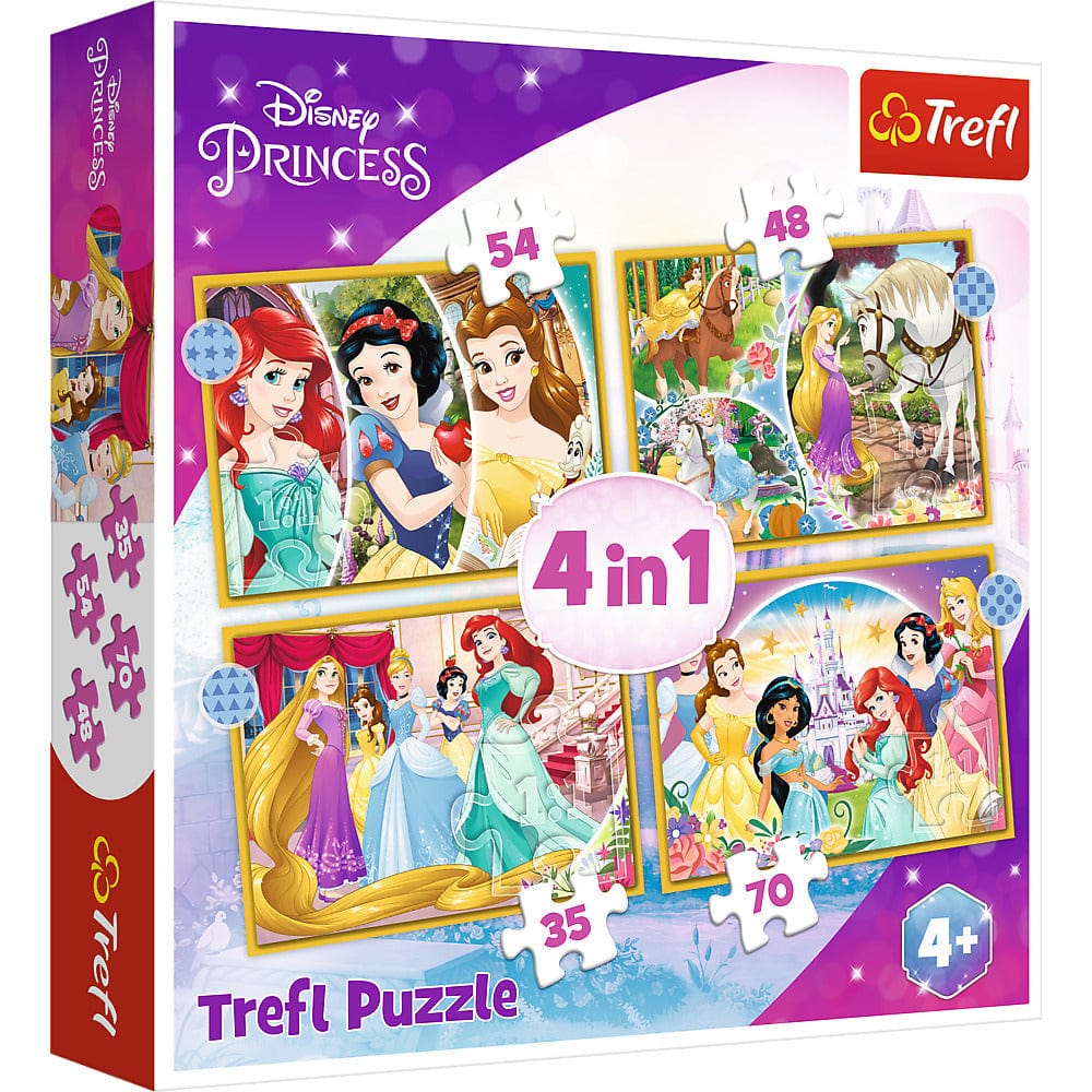 Toys Puzzles - 4in1 - Happy day / Disney Princess