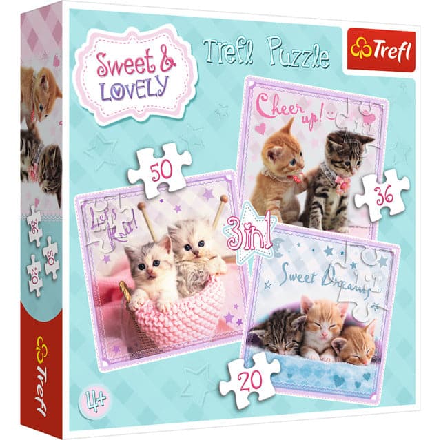 3 In 1 Puzzle Sweet Kittens